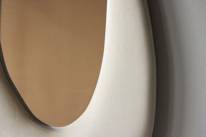 Louisville Spejl 66x185 cm - MDF med Beige Bouclé