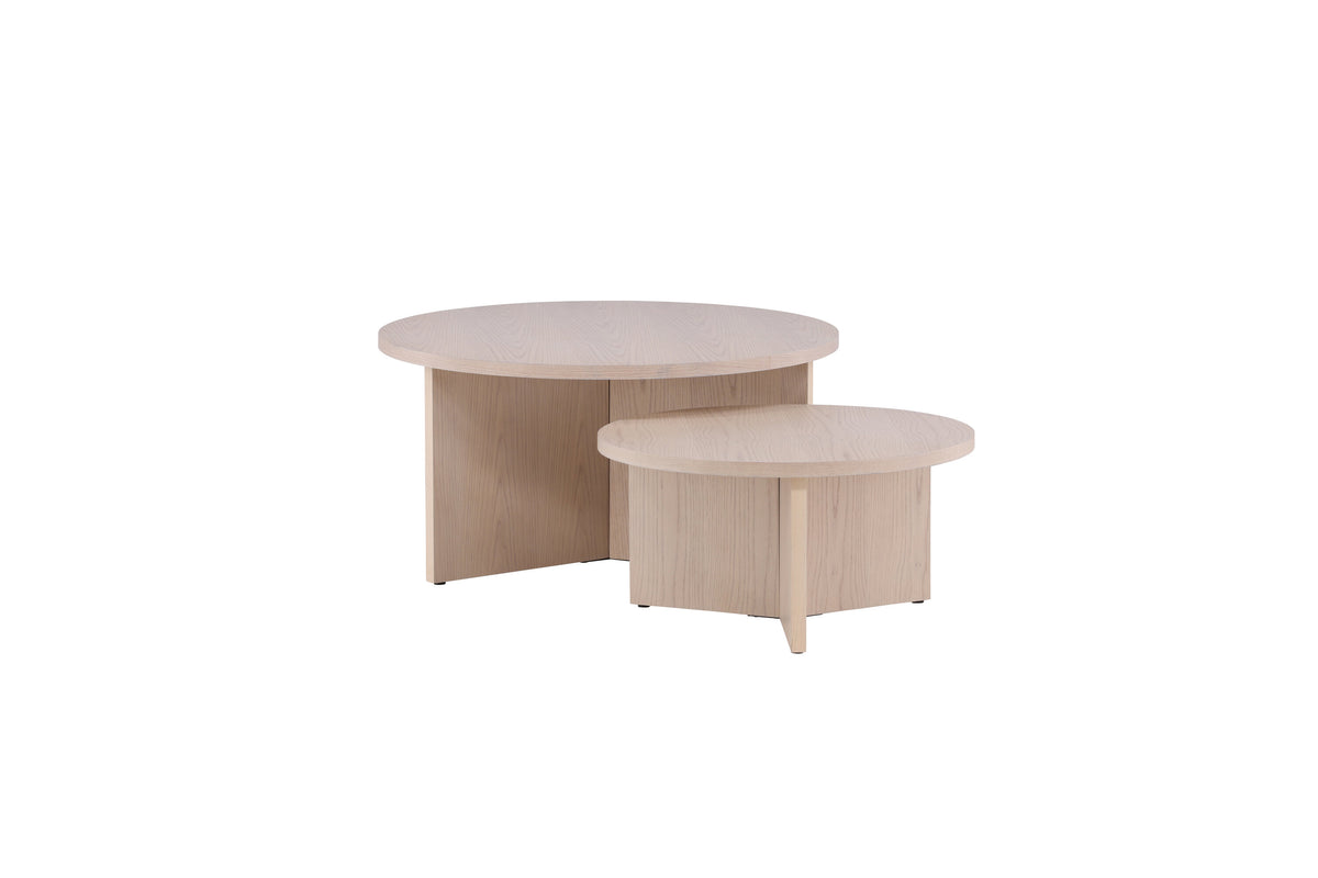 Saltö sofabord - Ø65 cm - hvidpigmenteret - billede 10