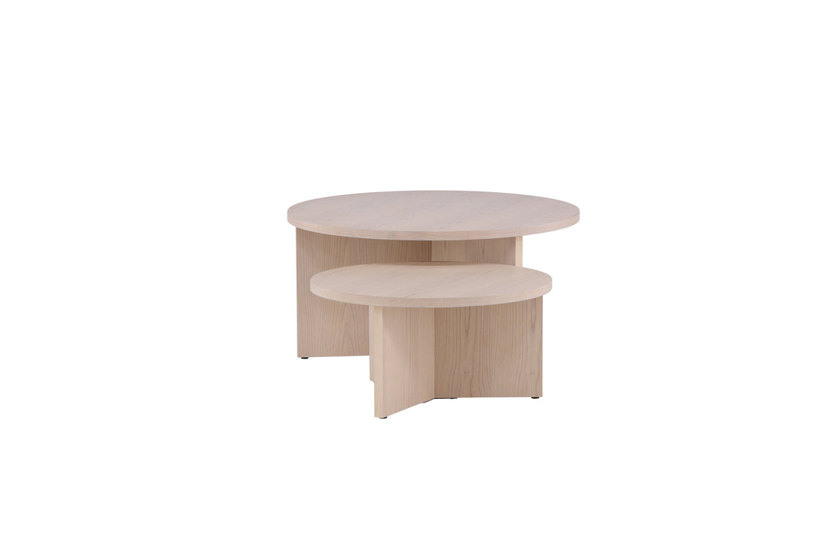 Saltö sofabord - Ø65 cm - hvidpigmenteret - billede 11