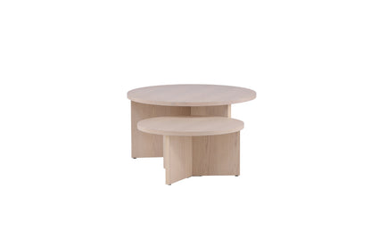 Saltö sofabord - Ø65 cm - hvidpigmenteret - billede 11