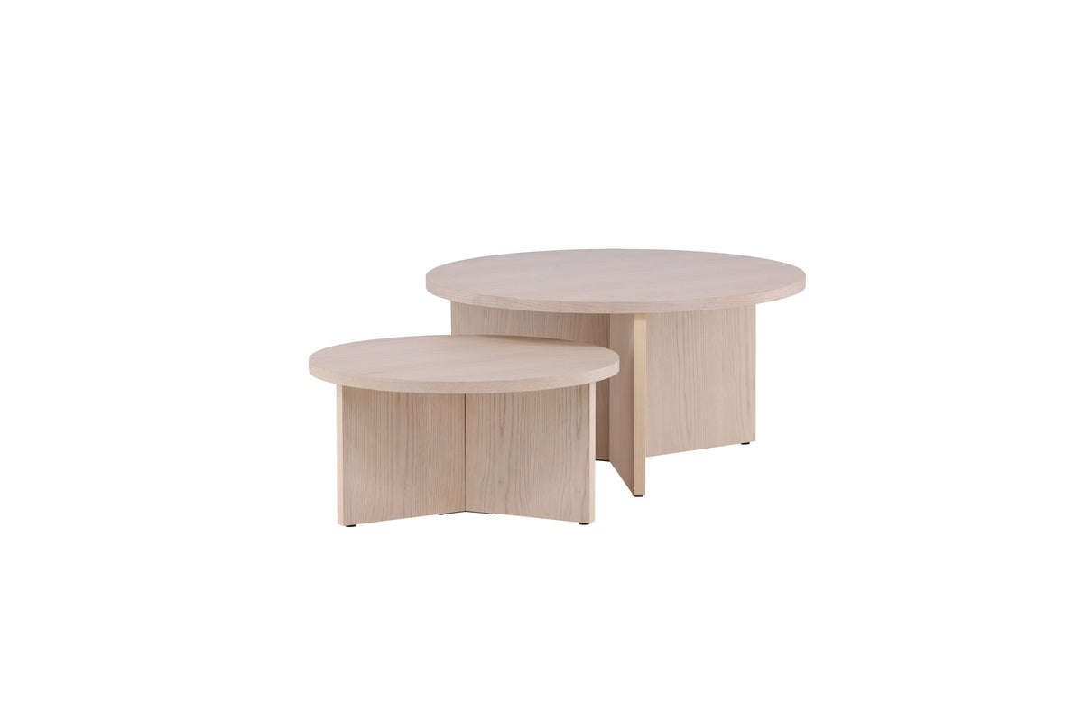 Saltö sofabord - Ø65 cm - hvidpigmenteret - billede 12