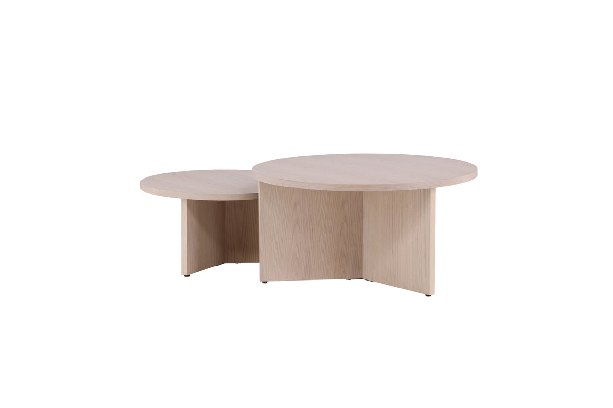 Saltö sofabord - Ø65 cm - hvidpigmenteret - billede 3