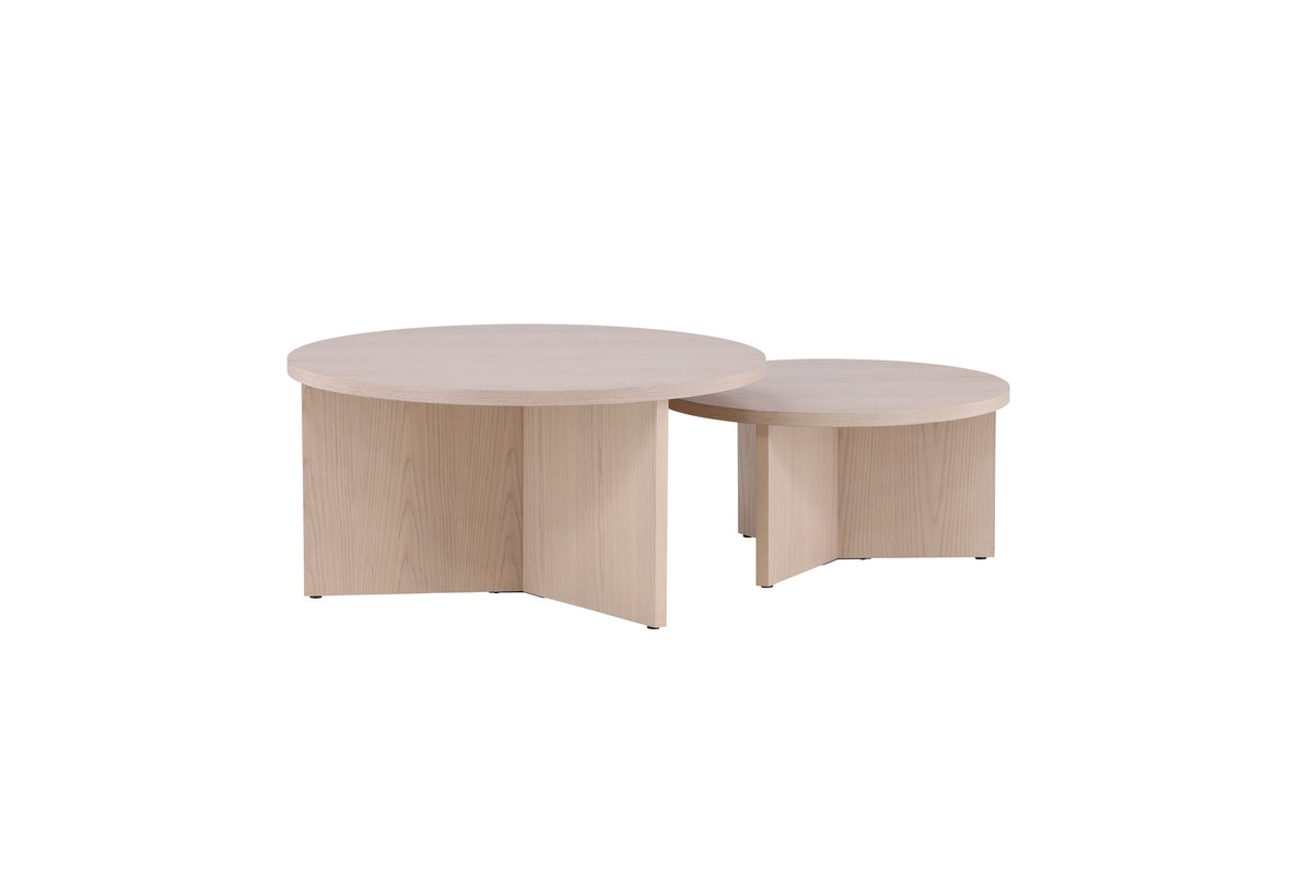 Saltö sofabord - Ø65 cm - hvidpigmenteret - billede 7