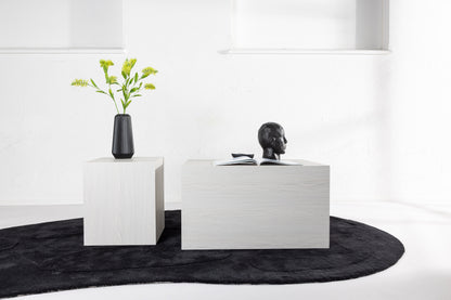 York sofabord - 80 × 60 cm - hvidpigmenteret - billede 7