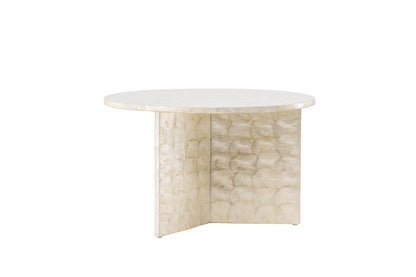 Smögen sofabordssæt med 2 borde - Ø70 og Ø40 cm - beige - billede 10