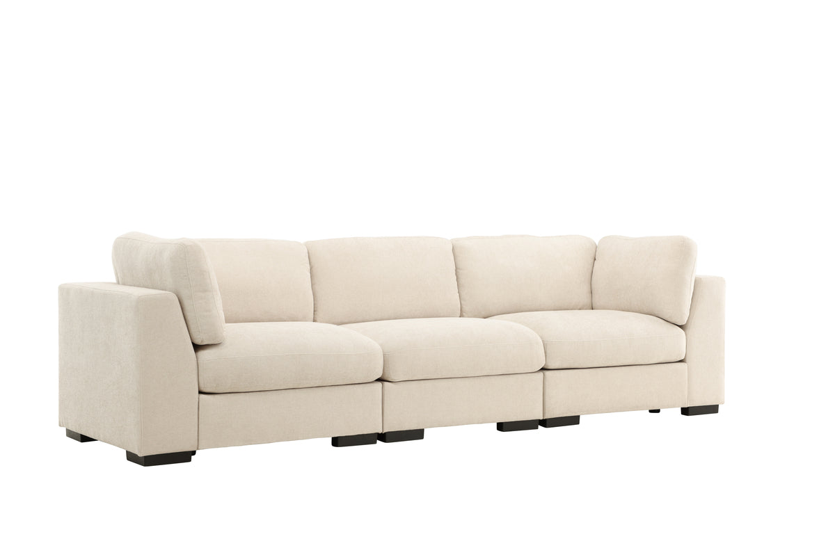 Salerno 4 pers sofa beige