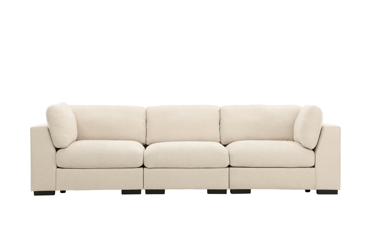 Salerno 4 pers sofa beige