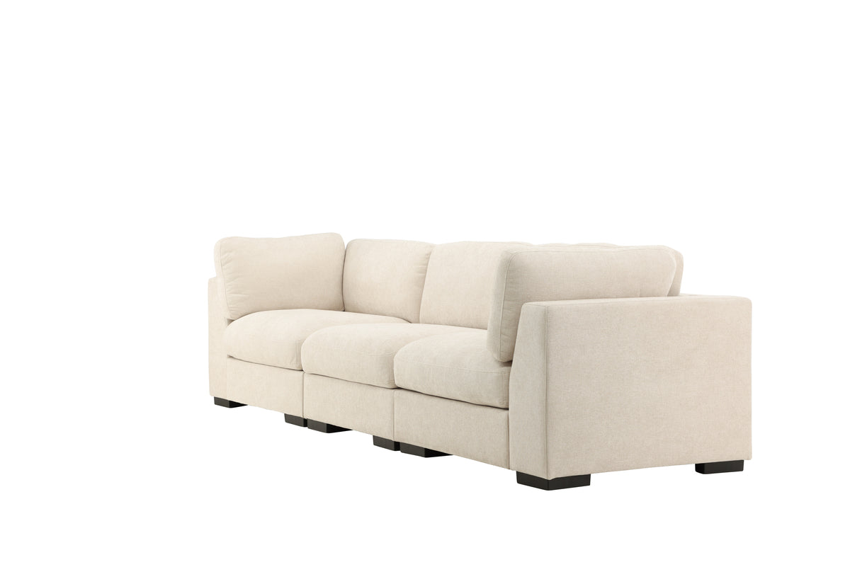 Salerno 4 pers sofa beige