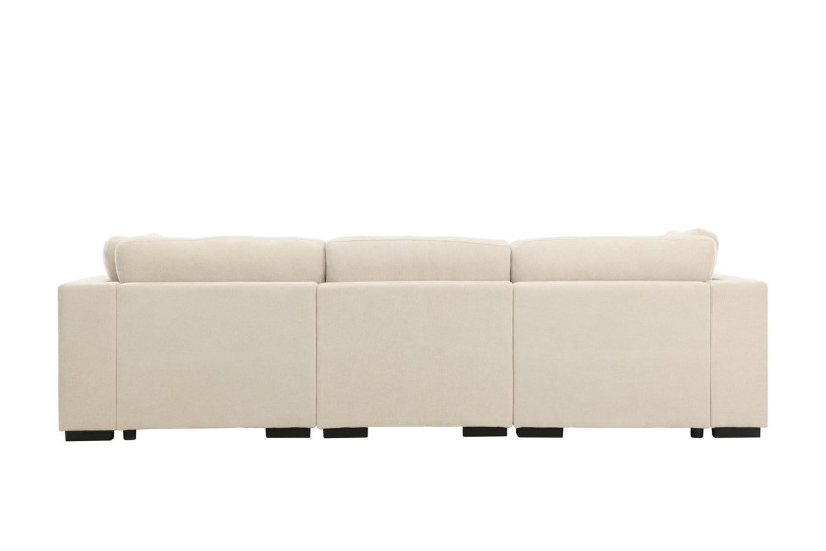 Salerno 4 pers sofa beige
