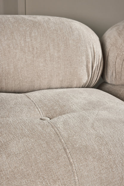 Mika 2-personers sofa - beige, sort, krom - billede 22