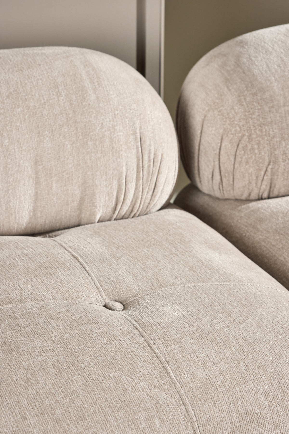 Mika 3-personers sofa - beige, sort - billede 20